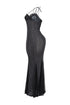 High Shine Mermaid Halter Dress